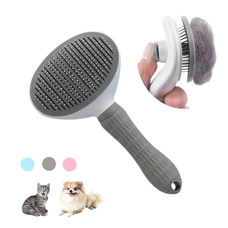 Pet Dog Hair Brush Cat Comb Grooming And Care Cat Brush Stainless Steel Comb For Long Hair Dogs Cleaning Pets Dogs Accessories