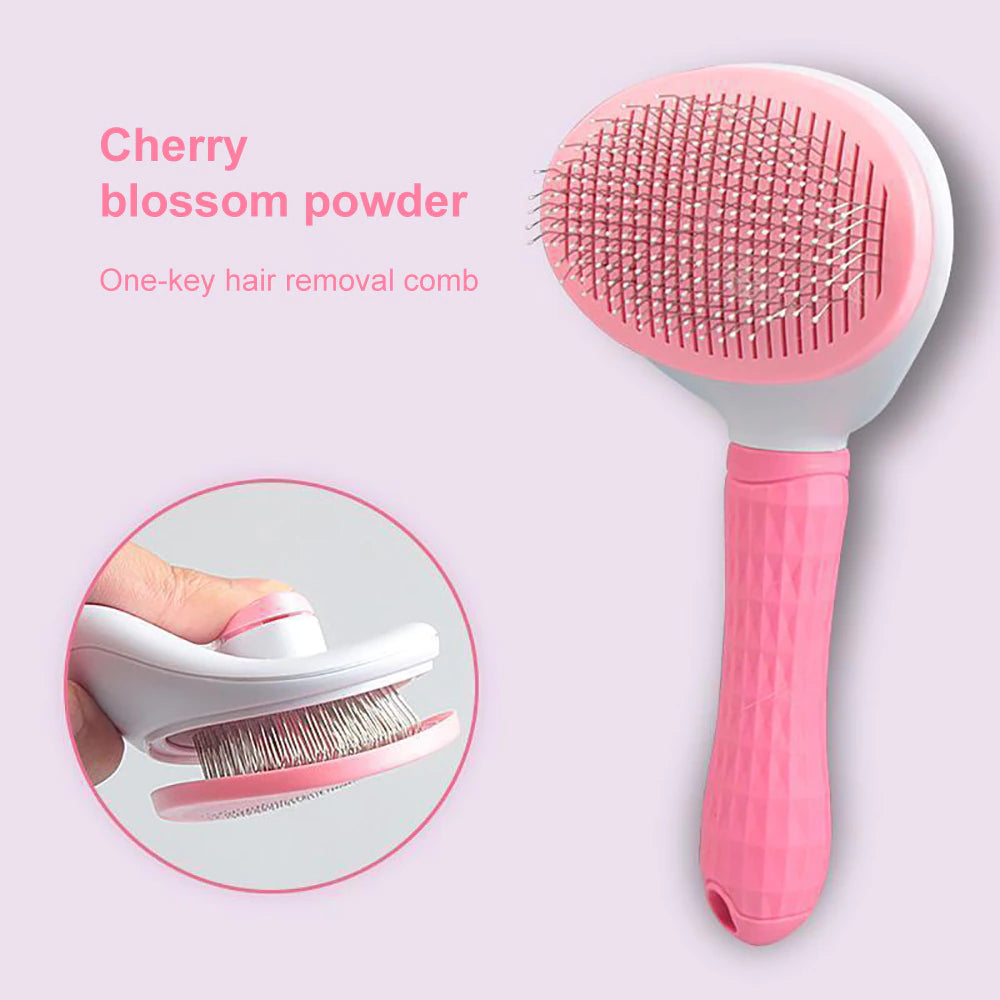 Pet Dog Hair Brush Cat Comb Grooming And Care Cat Brush Stainless Steel Comb For Long Hair Dogs Cleaning Pets Dogs Accessories